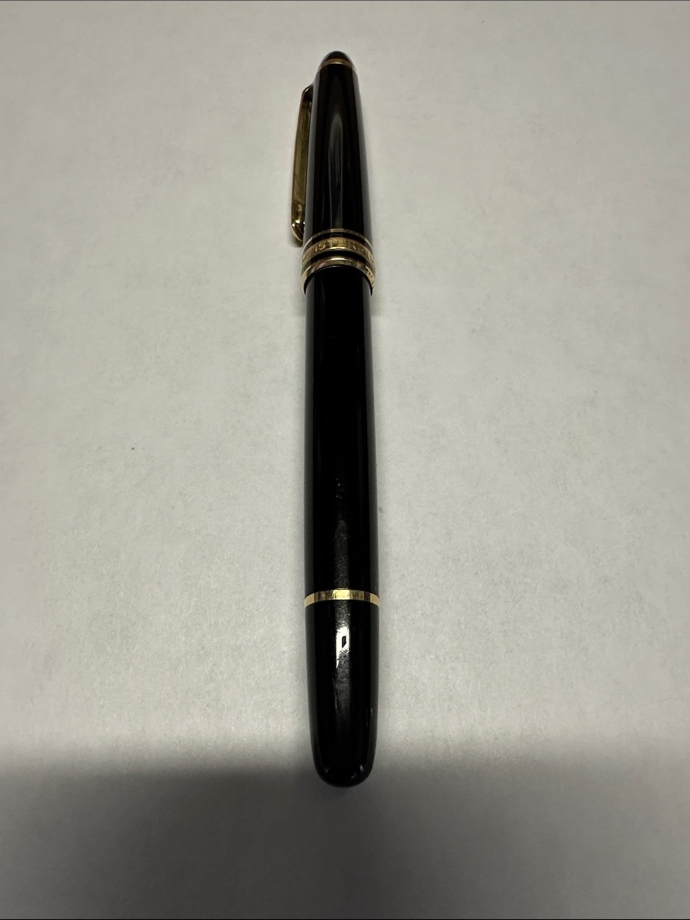 Montblanc Black and Gold Meirsterstuck rollerball pen